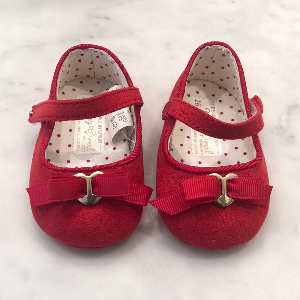 Mayoral Baby Girl Shoes 0-3 mo.